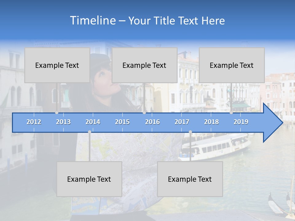 Tourist Attractions: This Girl Got Lost In Venice PowerPoint Template