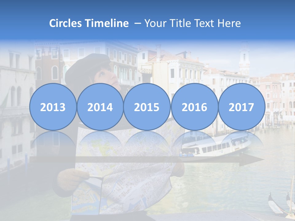 Tourist Attractions: This Girl Got Lost In Venice PowerPoint Template