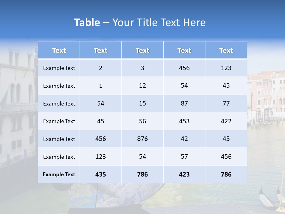 Tourist Attractions: This Girl Got Lost In Venice PowerPoint Template