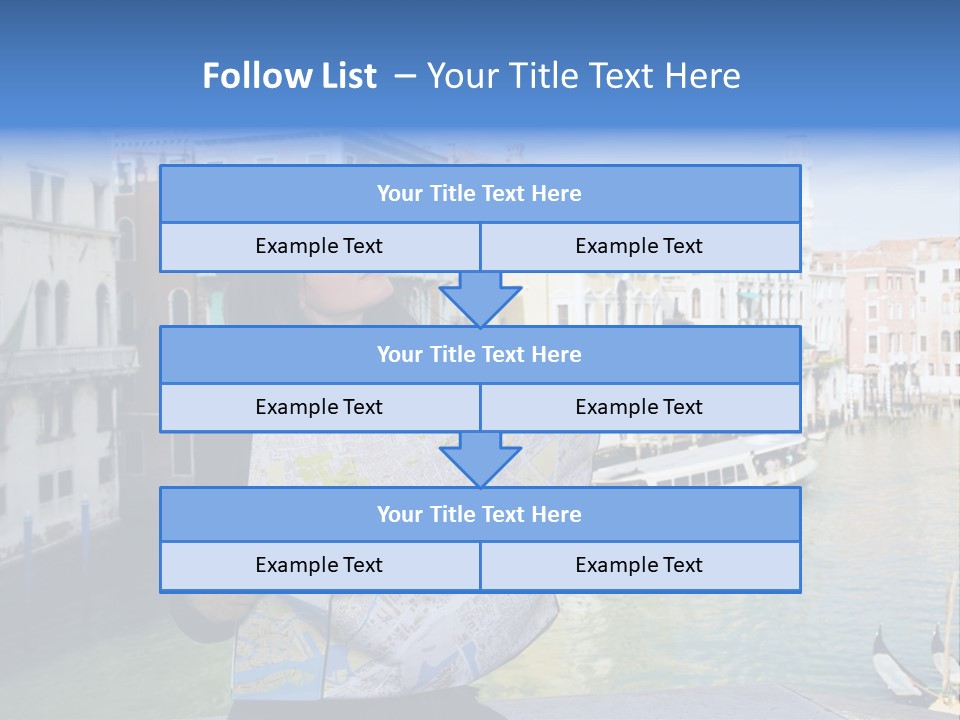 Tourist Attractions: This Girl Got Lost In Venice PowerPoint Template