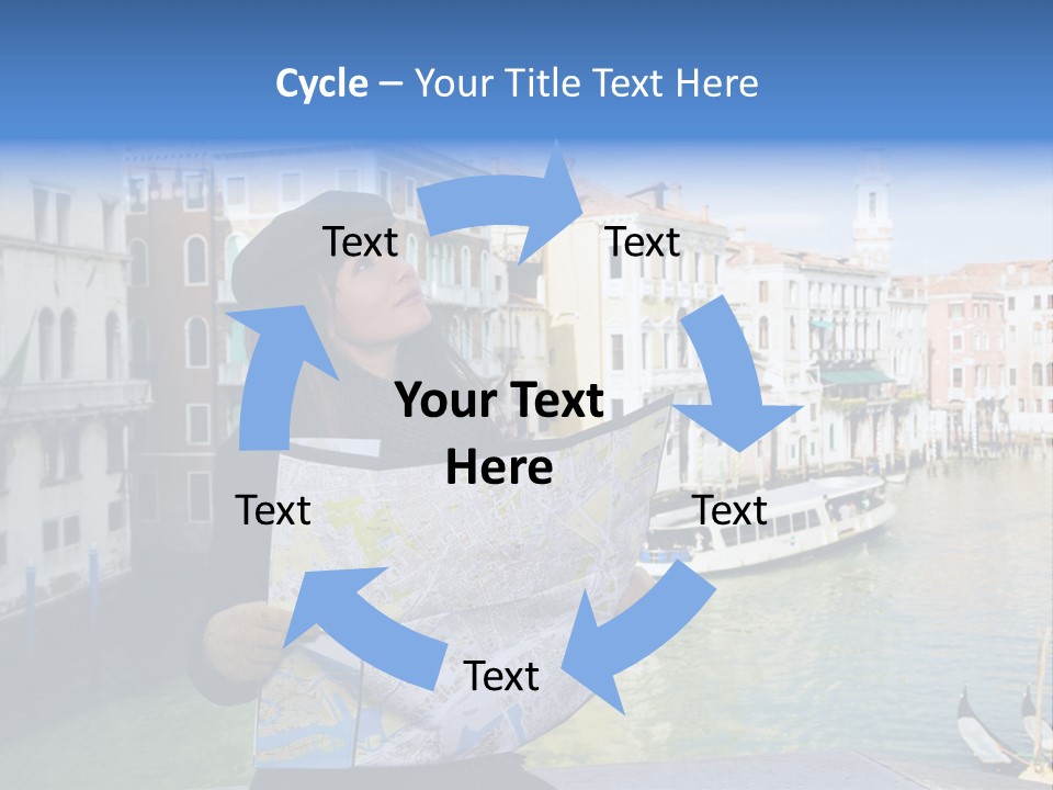 Tourist Attractions: This Girl Got Lost In Venice PowerPoint Template