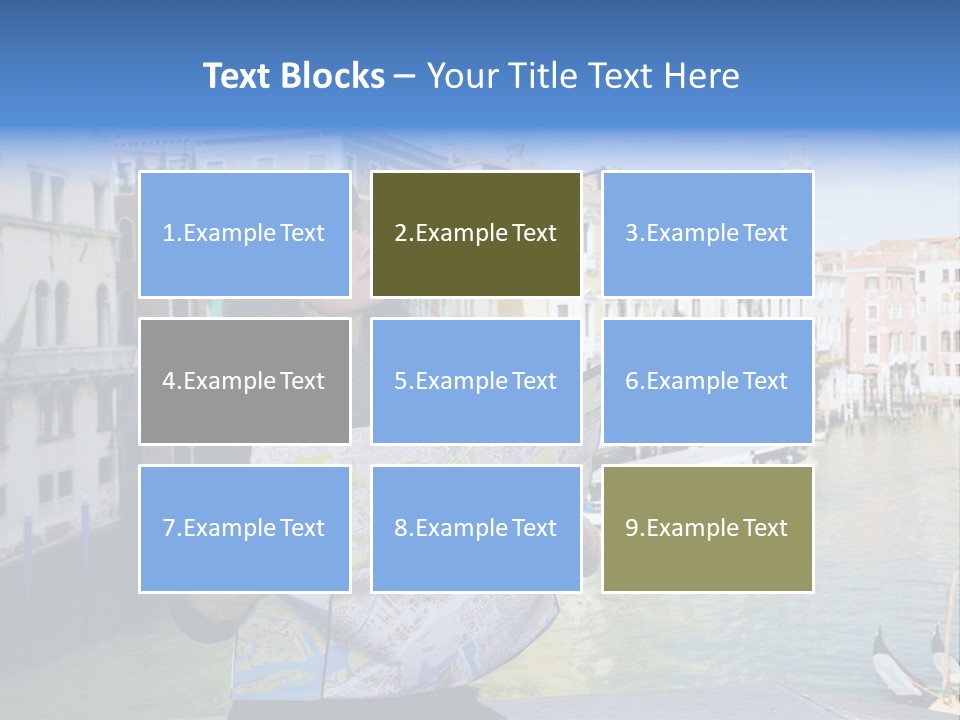 Tourist Attractions: This Girl Got Lost In Venice PowerPoint Template