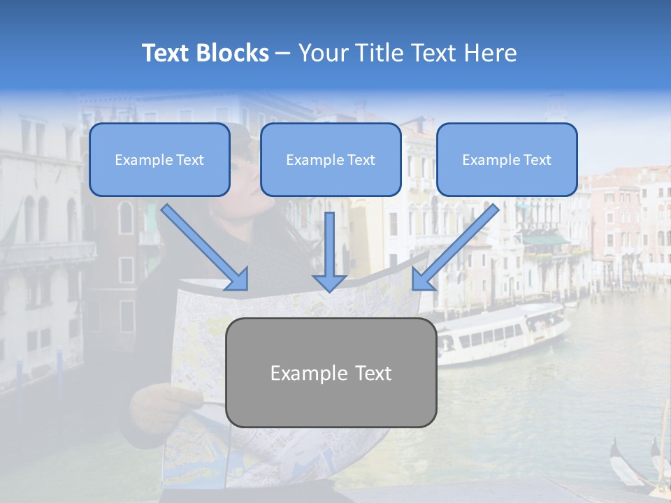 Tourist Attractions: This Girl Got Lost In Venice PowerPoint Template