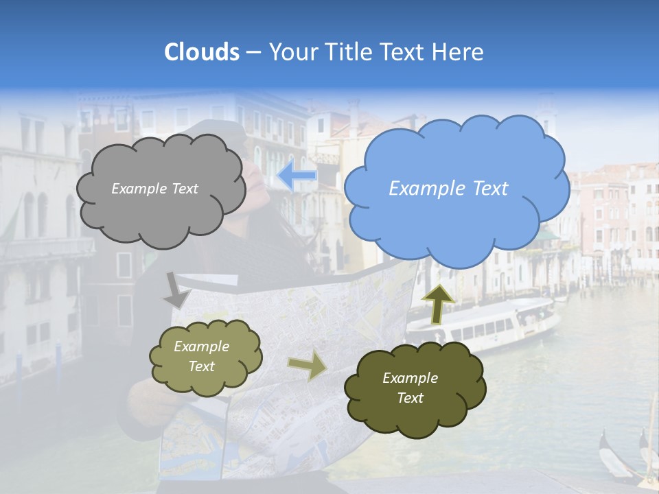 Tourist Attractions: This Girl Got Lost In Venice PowerPoint Template