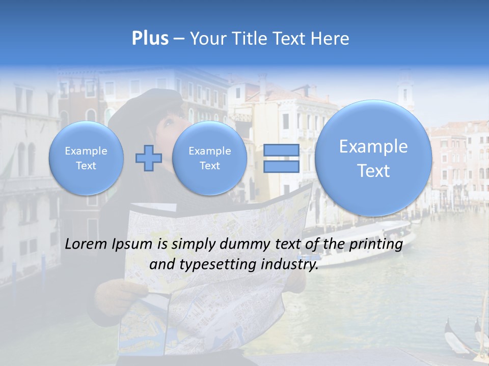 Tourist Attractions: This Girl Got Lost In Venice PowerPoint Template