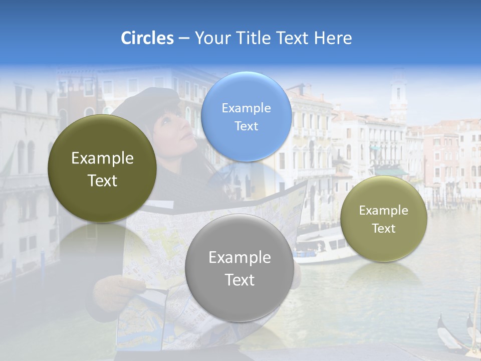Tourist Attractions: This Girl Got Lost In Venice PowerPoint Template