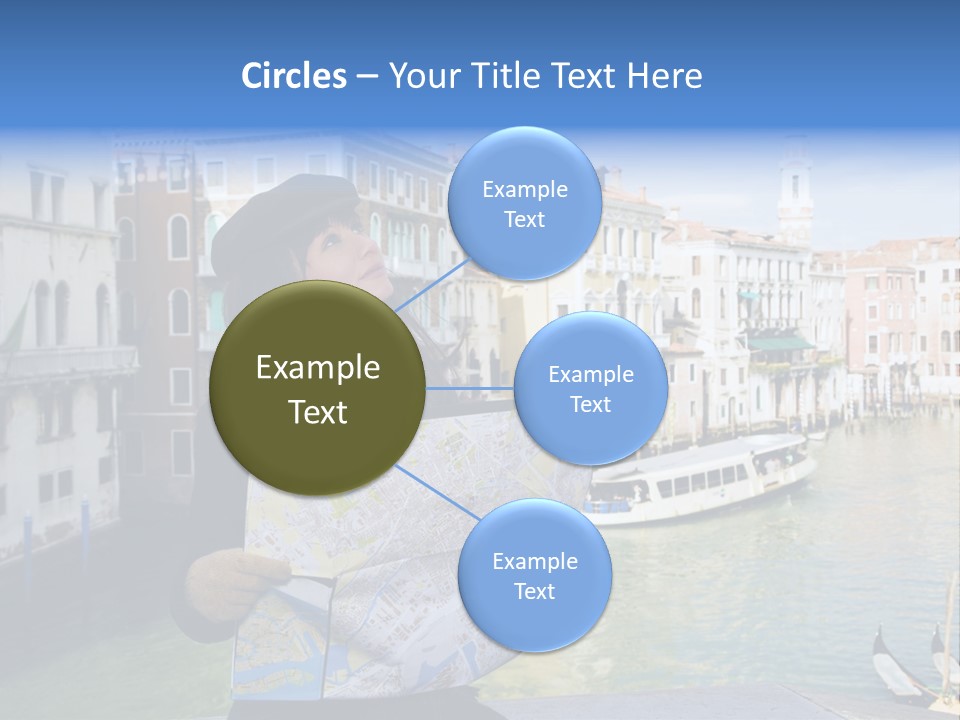 Tourist Attractions: This Girl Got Lost In Venice PowerPoint Template