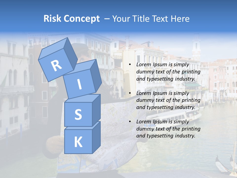 Tourist Attractions: This Girl Got Lost In Venice PowerPoint Template