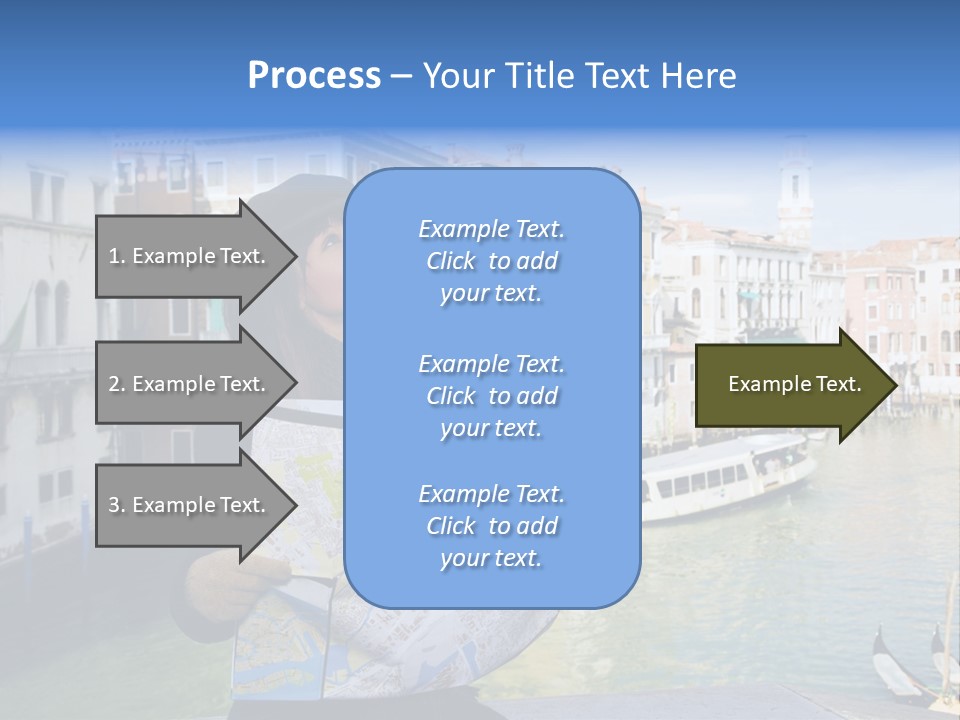 Tourist Attractions: This Girl Got Lost In Venice PowerPoint Template