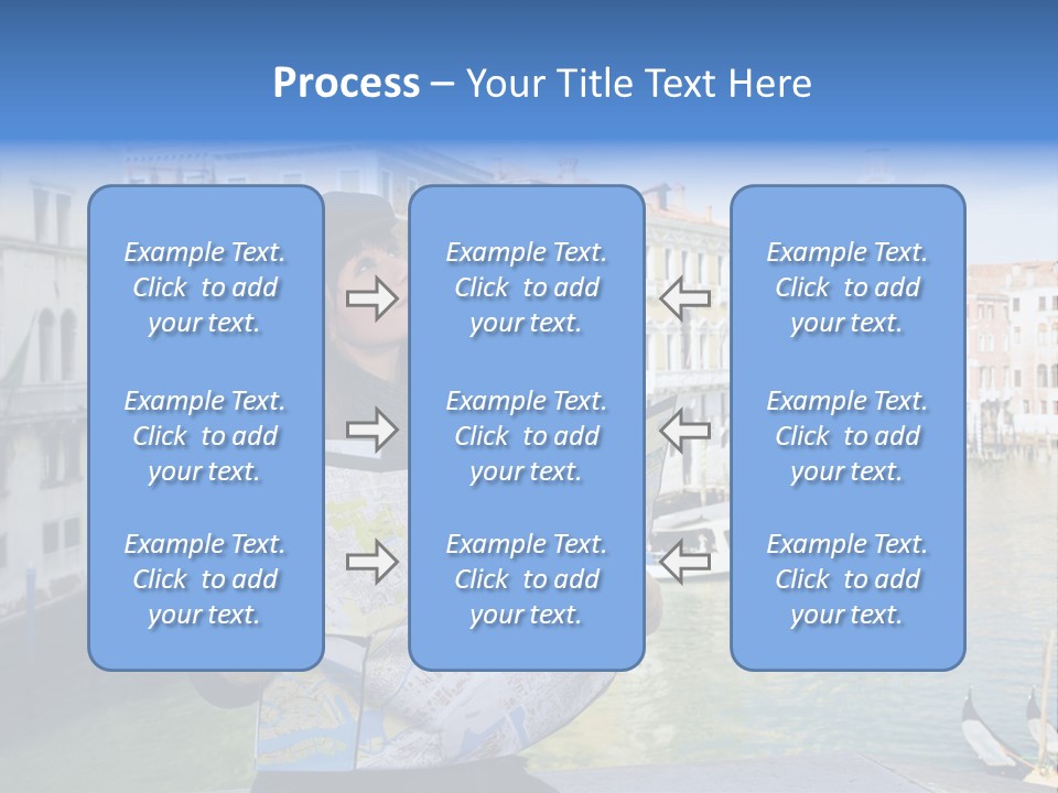 Tourist Attractions: This Girl Got Lost In Venice PowerPoint Template