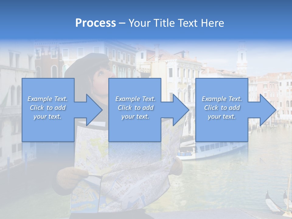 Tourist Attractions: This Girl Got Lost In Venice PowerPoint Template