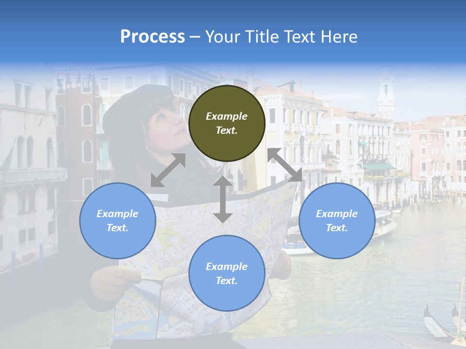 Tourist Attractions: This Girl Got Lost In Venice PowerPoint Template