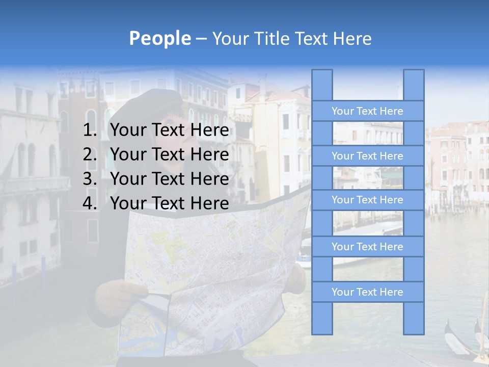 Tourist Attractions: This Girl Got Lost In Venice PowerPoint Template