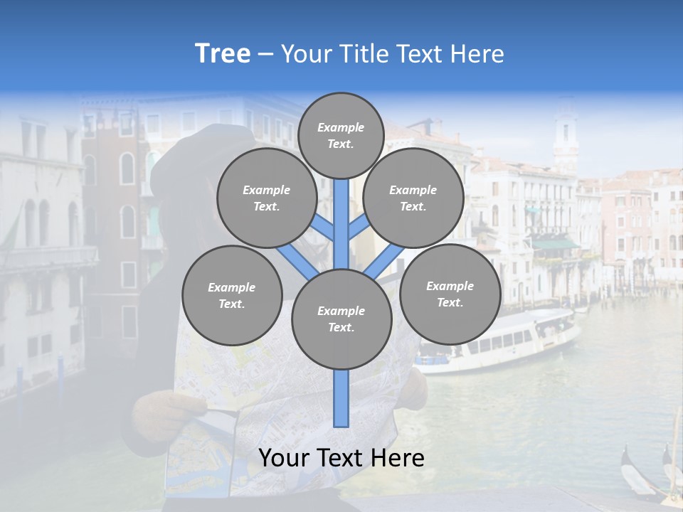 Tourist Attractions: This Girl Got Lost In Venice PowerPoint Template