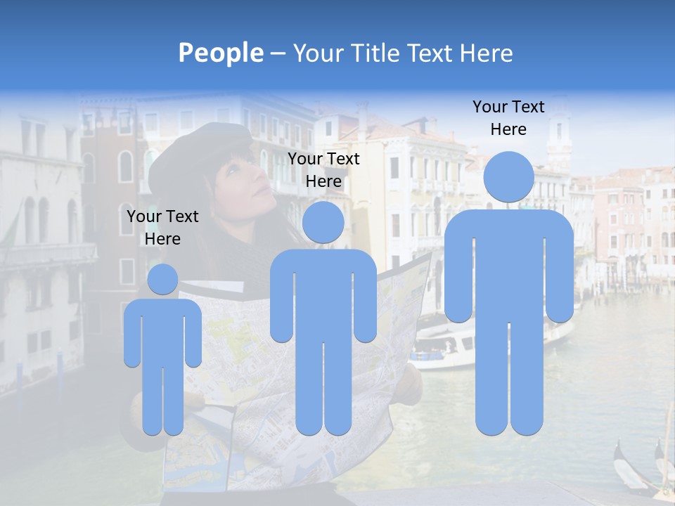 Tourist Attractions: This Girl Got Lost In Venice PowerPoint Template