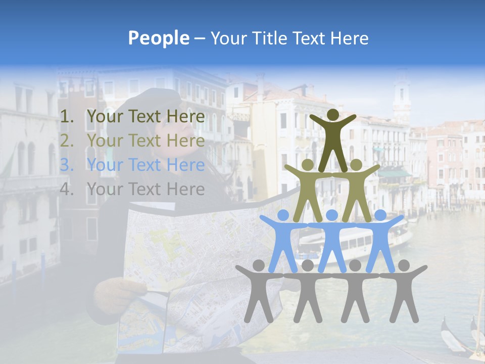 Tourist Attractions: This Girl Got Lost In Venice PowerPoint Template