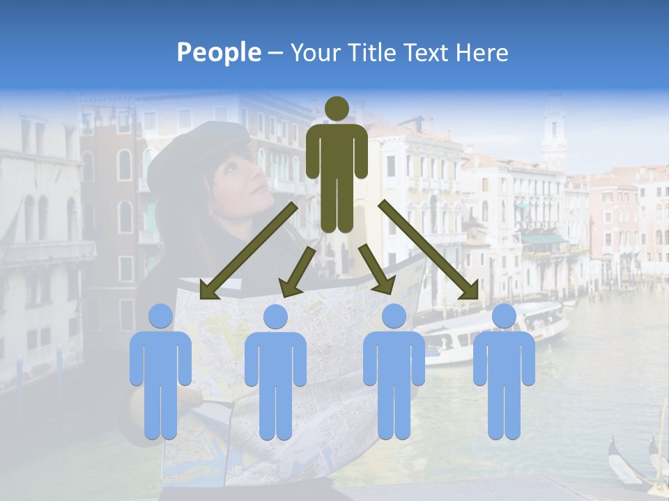 Tourist Attractions: This Girl Got Lost In Venice PowerPoint Template