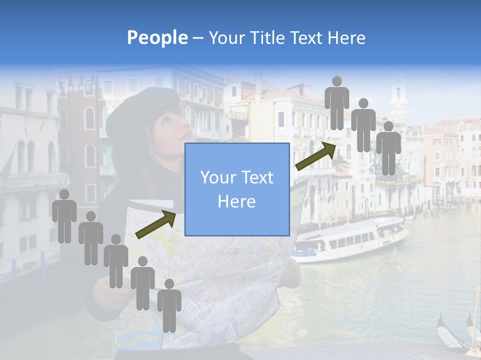 Tourist Attractions: This Girl Got Lost In Venice PowerPoint Template