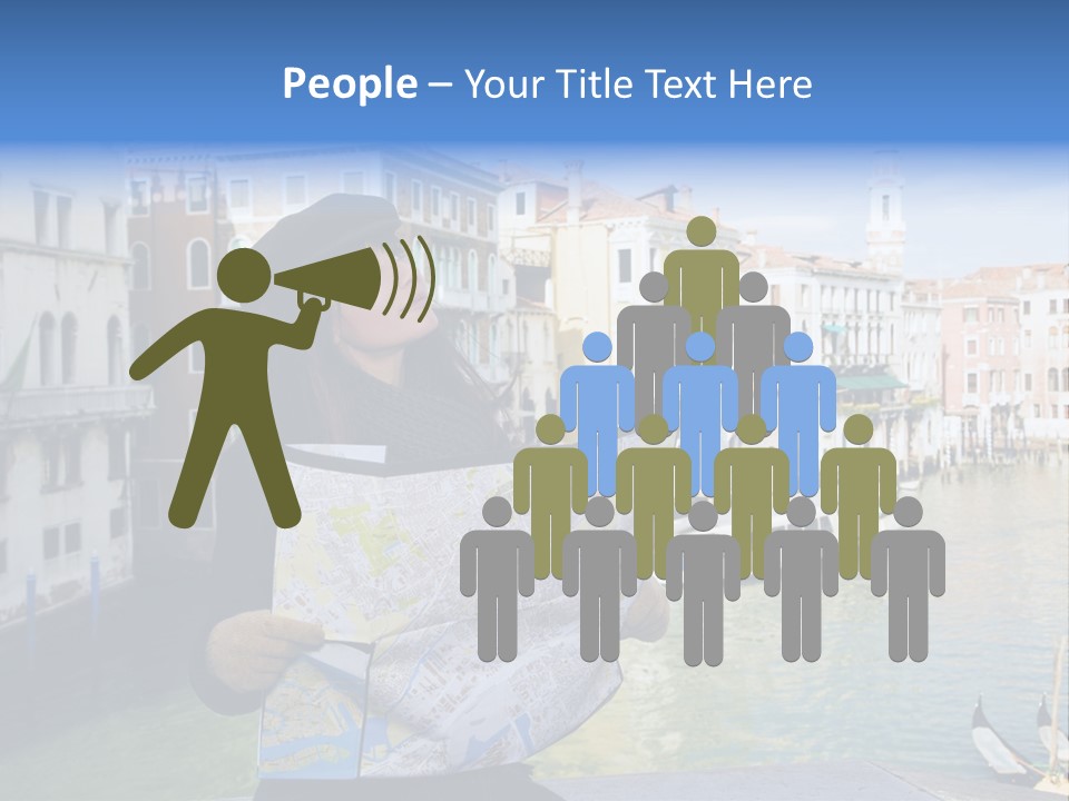 Tourist Attractions: This Girl Got Lost In Venice PowerPoint Template