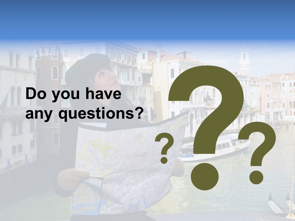 Tourist Attractions: This Girl Got Lost In Venice PowerPoint Template