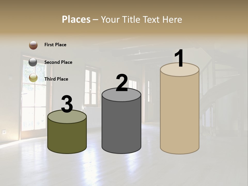 Farm Home Interior After Renovation PowerPoint Template