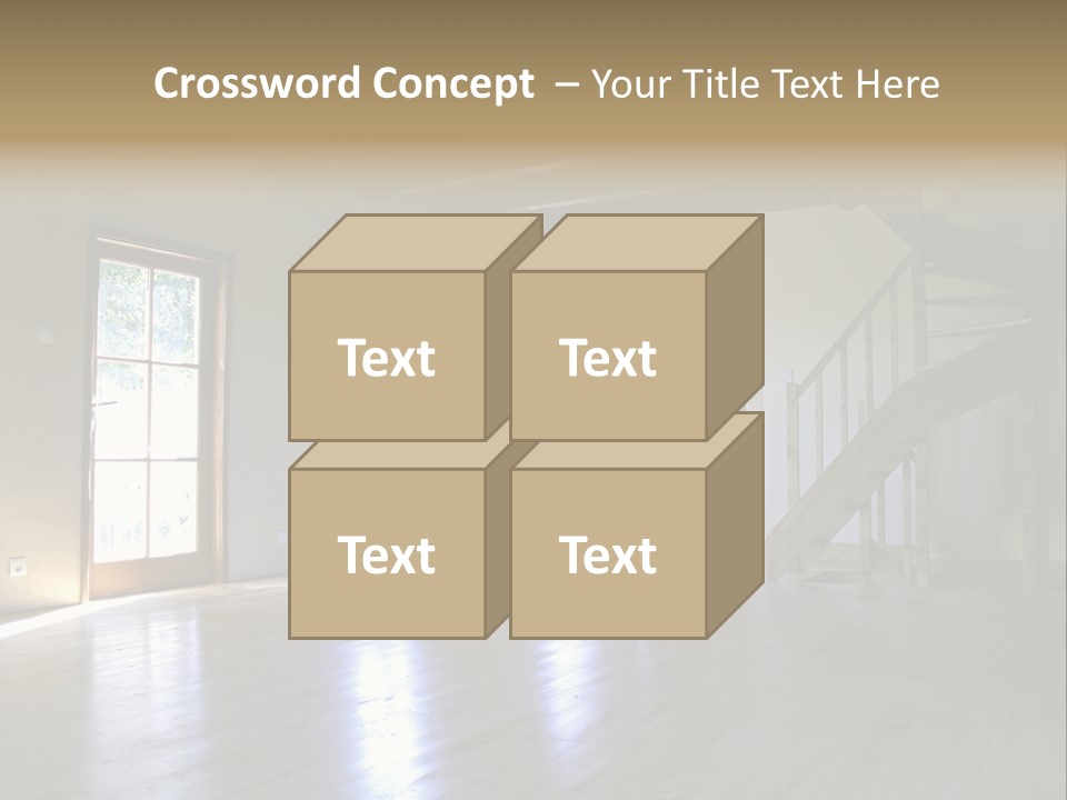 Farm Home Interior After Renovation PowerPoint Template