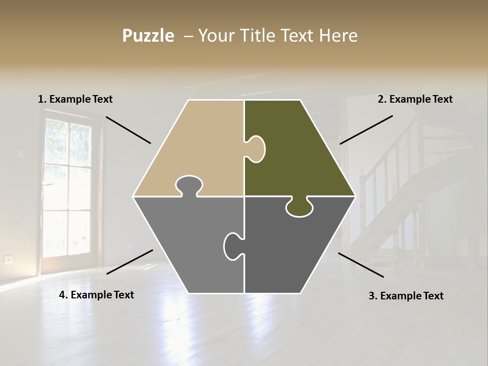 Farm Home Interior After Renovation PowerPoint Template