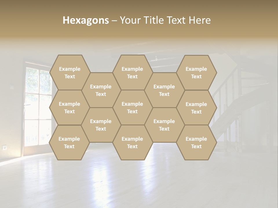 Farm Home Interior After Renovation PowerPoint Template