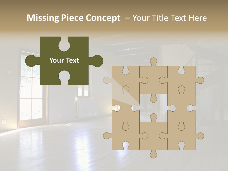 Farm Home Interior After Renovation PowerPoint Template