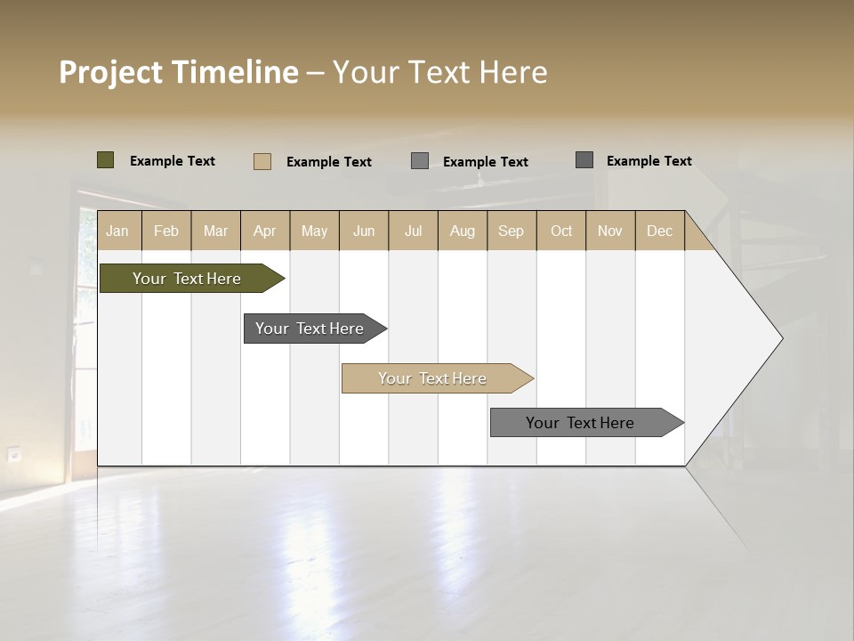 Farm Home Interior After Renovation PowerPoint Template