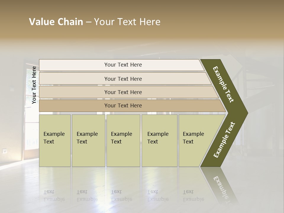 Farm Home Interior After Renovation PowerPoint Template