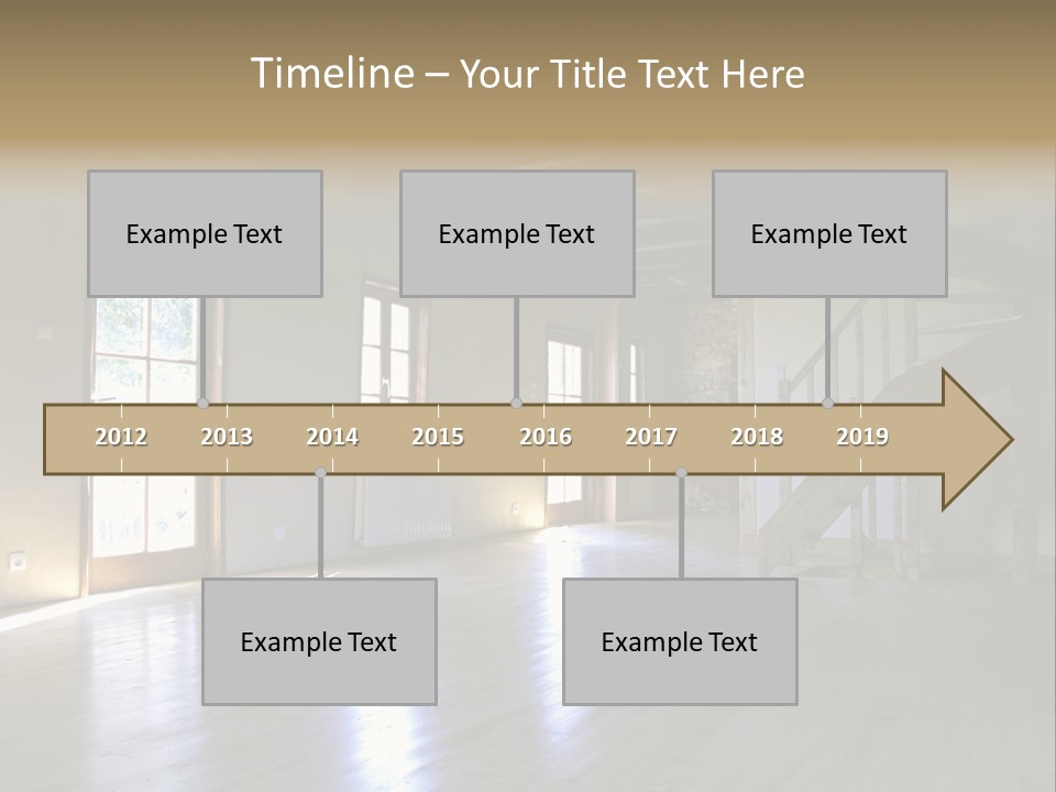 Farm Home Interior After Renovation PowerPoint Template