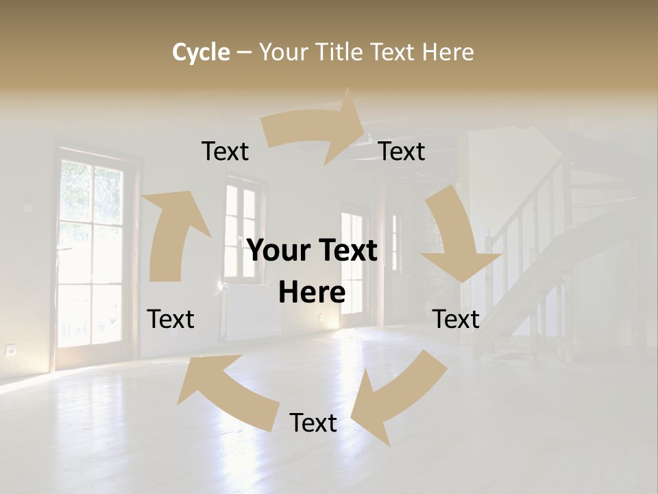 Farm Home Interior After Renovation PowerPoint Template