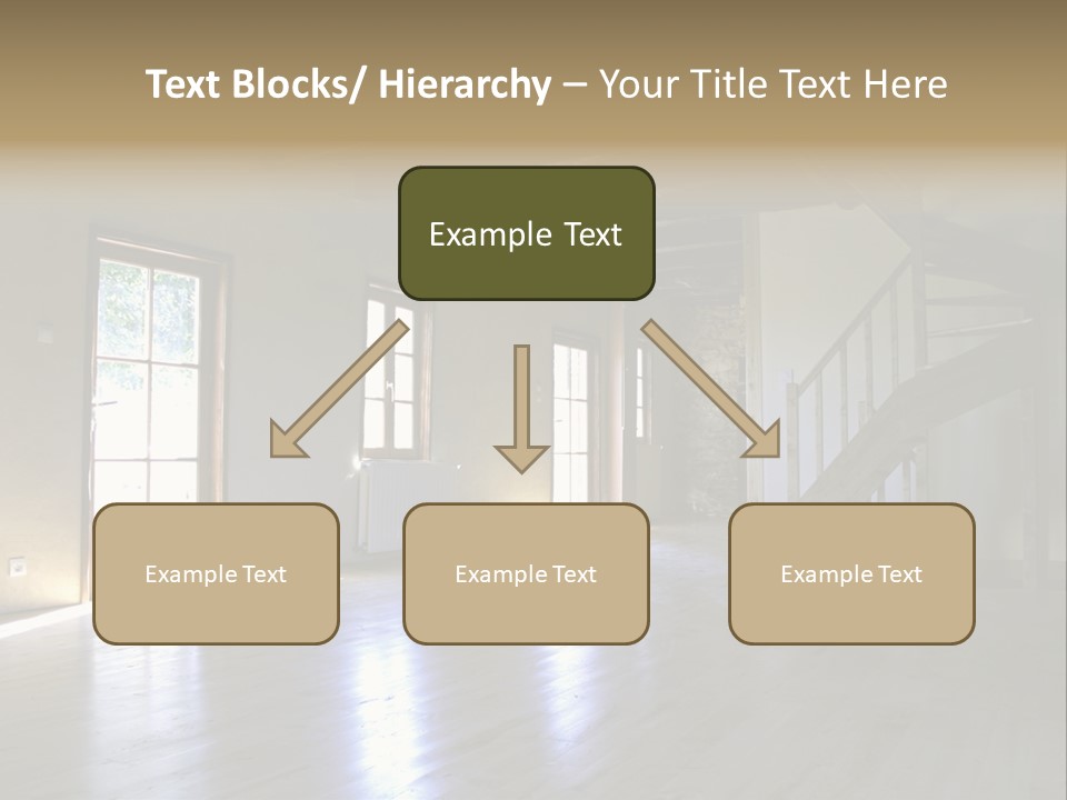 Farm Home Interior After Renovation PowerPoint Template