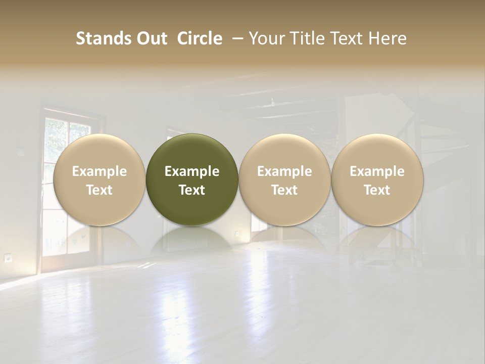 Farm Home Interior After Renovation PowerPoint Template