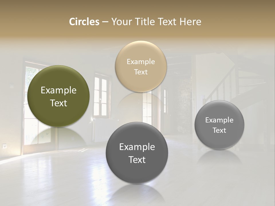 Farm Home Interior After Renovation PowerPoint Template