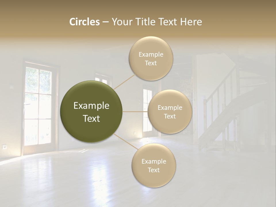 Farm Home Interior After Renovation PowerPoint Template