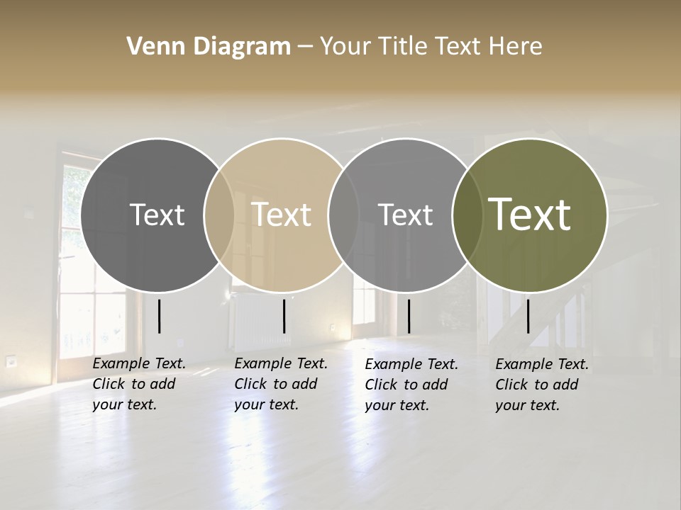 Farm Home Interior After Renovation PowerPoint Template