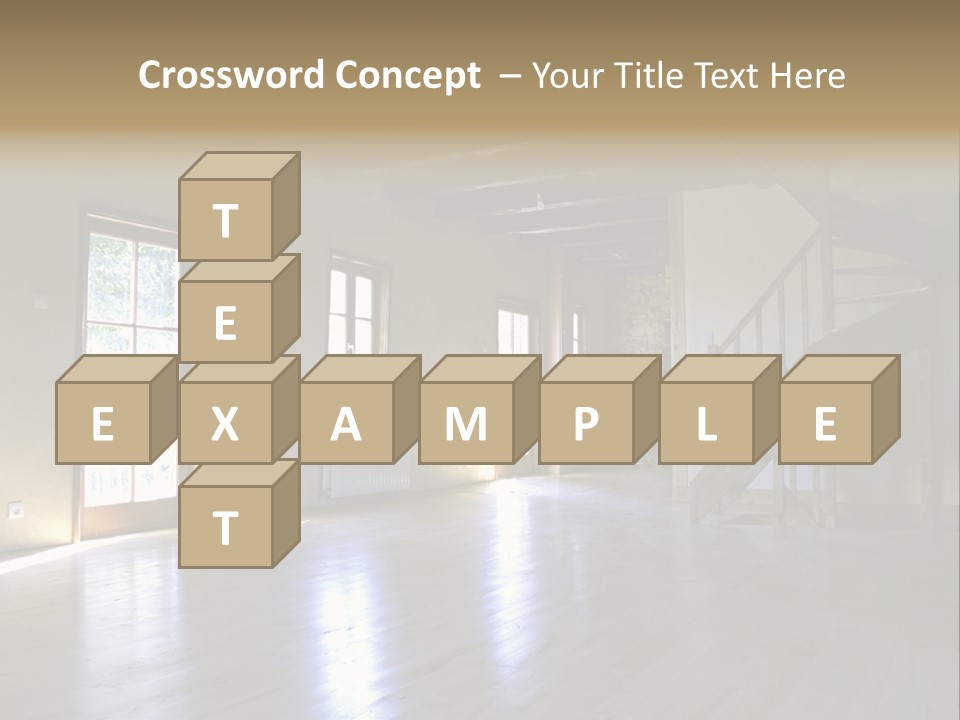 Farm Home Interior After Renovation PowerPoint Template