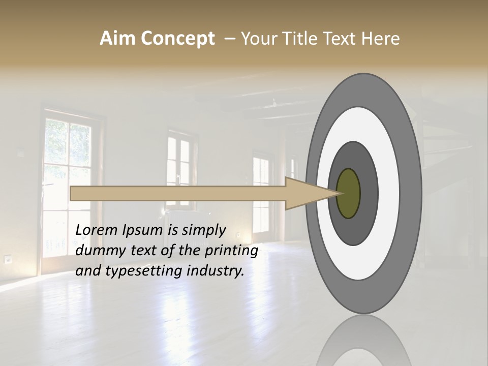 Farm Home Interior After Renovation PowerPoint Template