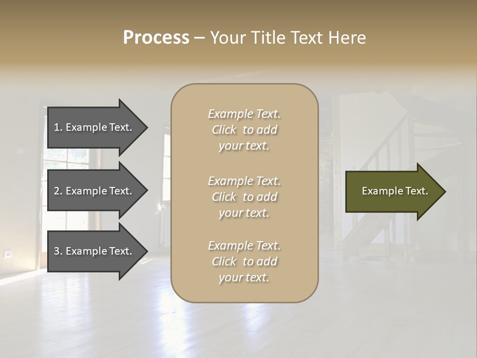 Farm Home Interior After Renovation PowerPoint Template