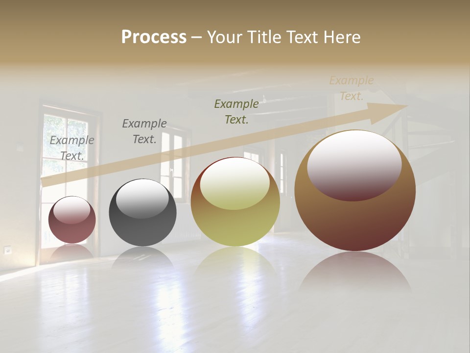 Farm Home Interior After Renovation PowerPoint Template