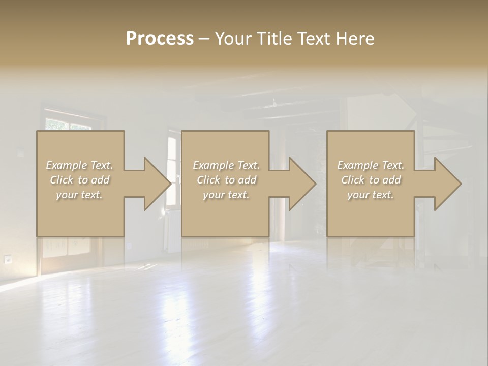 Farm Home Interior After Renovation PowerPoint Template