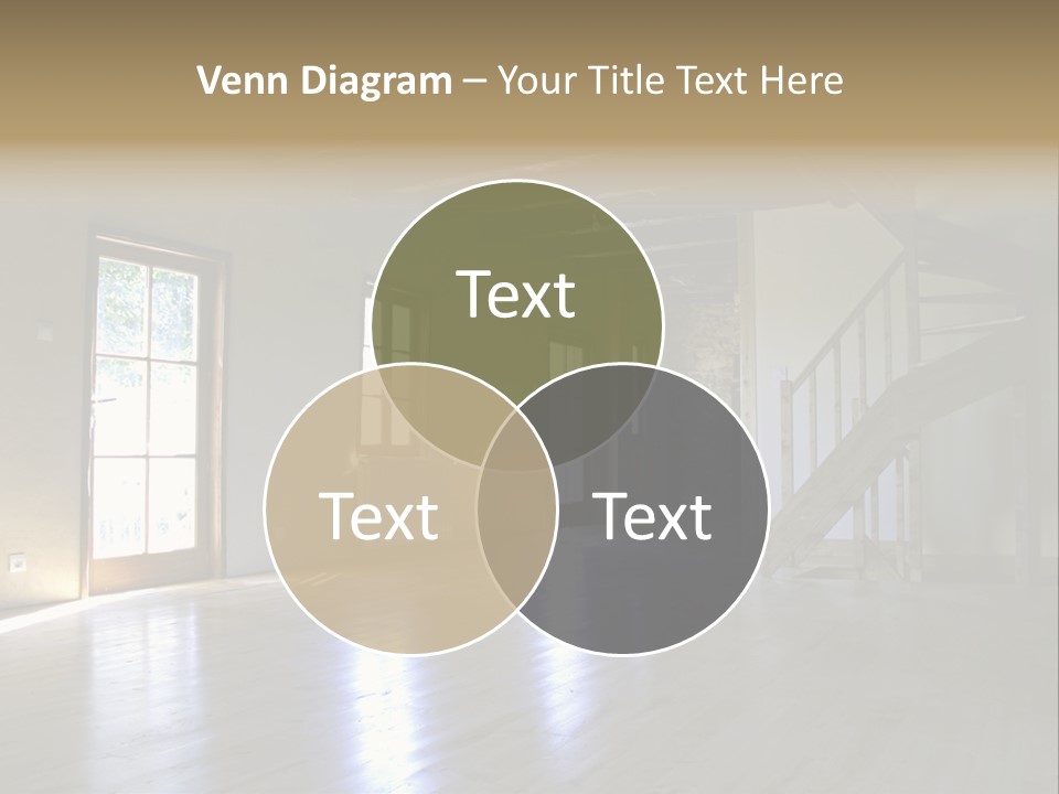 Farm Home Interior After Renovation PowerPoint Template