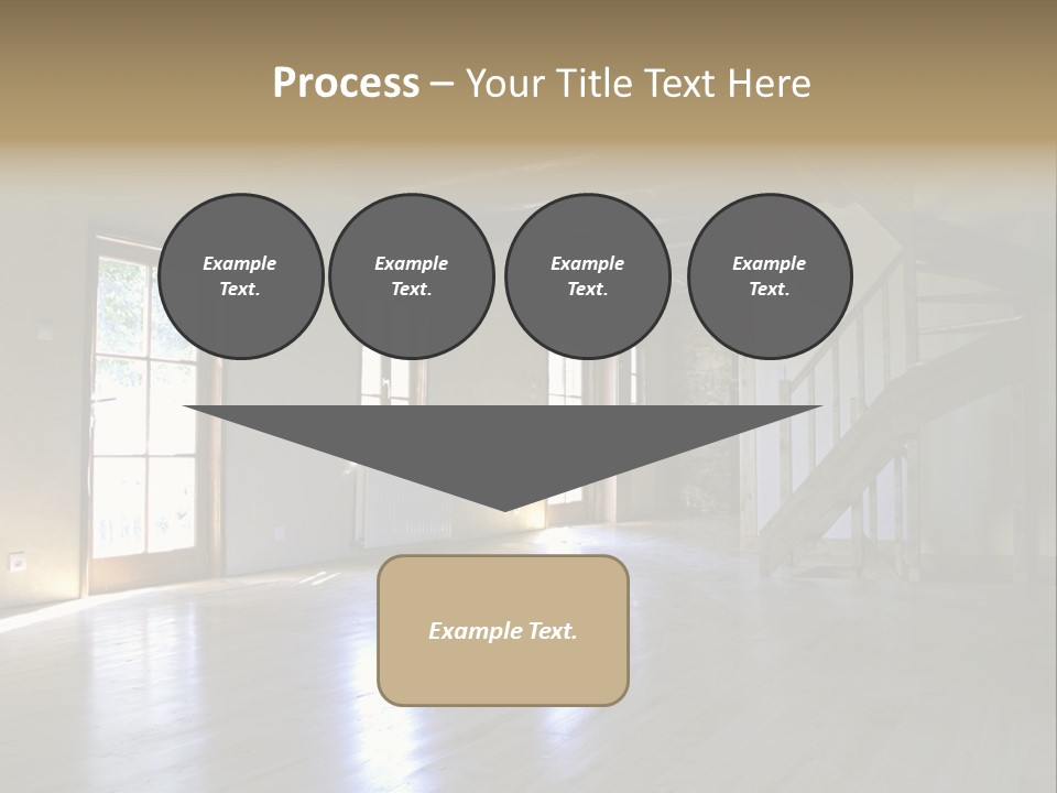 Farm Home Interior After Renovation PowerPoint Template