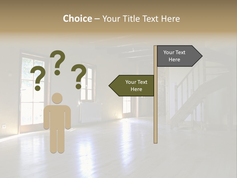 Farm Home Interior After Renovation PowerPoint Template