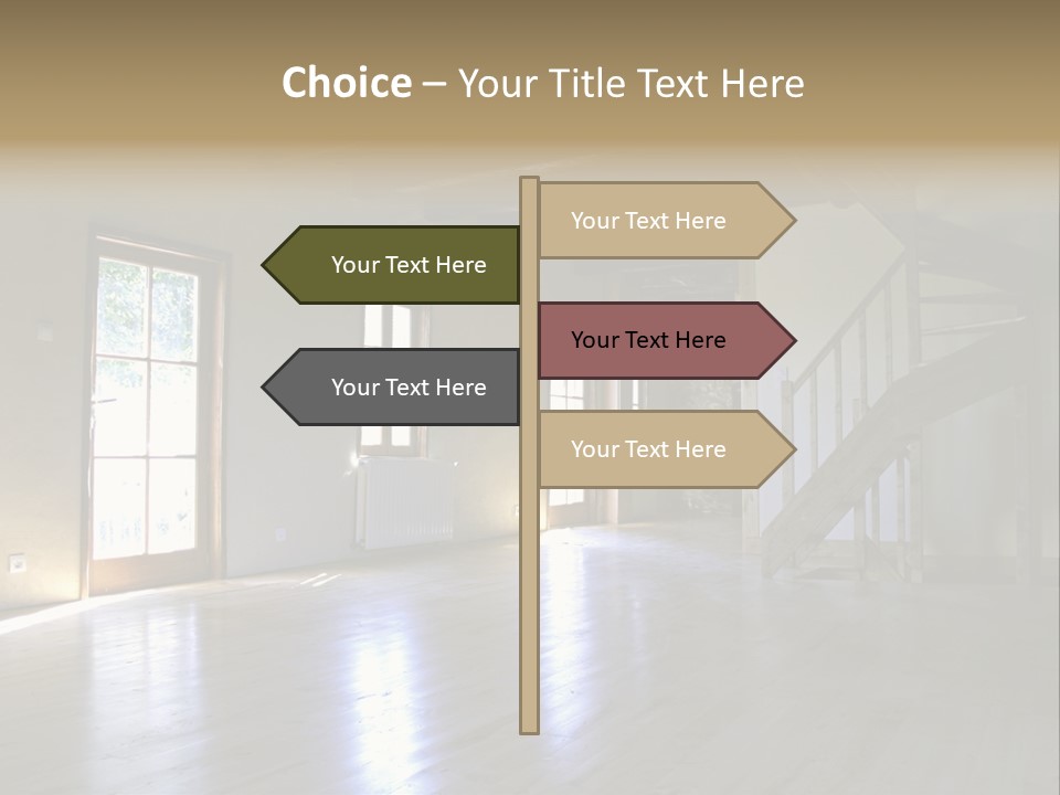 Farm Home Interior After Renovation PowerPoint Template