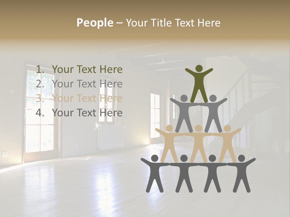 Farm Home Interior After Renovation PowerPoint Template