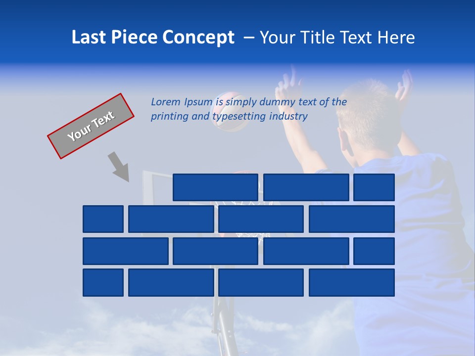 Playing Basketball PowerPoint Template