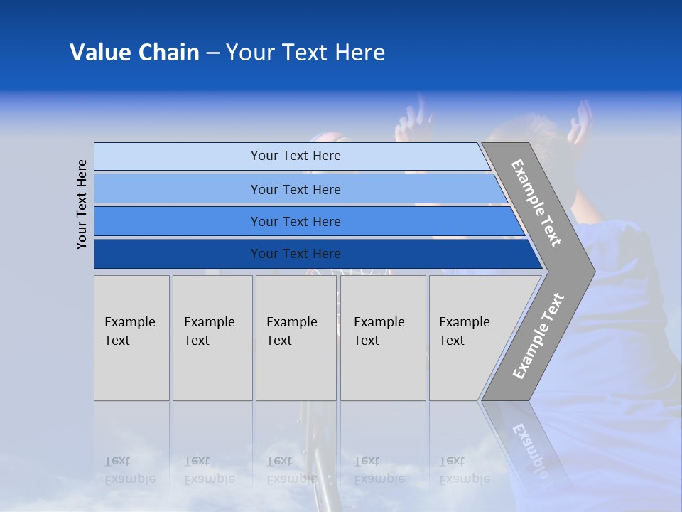Playing Basketball PowerPoint Template